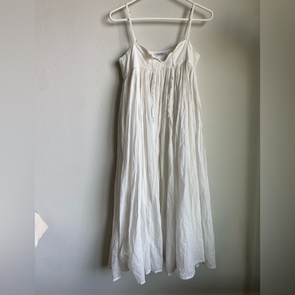 White Maxi Dress V DE VINSTER
